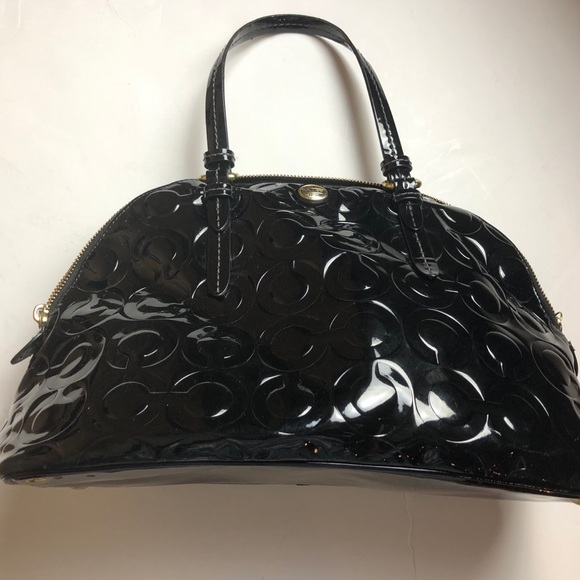*SOLD*Coach Peyton Embossed Patent Crossbody Bag - Picture 10 of 16
